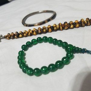 3 bead bracelets